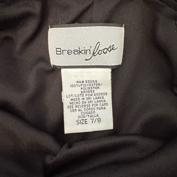 Vintage 90s Black Spaghetti Strap Dress with Rose Detail - Picture 4 of 4